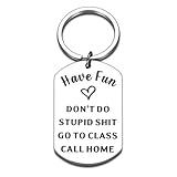 Stocking Stuffers for Teen Girls Boys Dont Do Stupid Sh T Keychain Cool Gifts for College Girl Cool Stuff Christmas Gifts for Kids College Gifts Top Gifts for College Students Gifts for College Girls