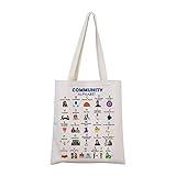 MNIGIU Community TV Show Inspired Gift Community Tote Bag Community Merchandise Community Fans Gift (Shopping Bag)