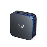 KAMRUI Mini PC 12GB DDR4 256GB SSD, AK1PRO Mini Computers, Celeron N5105 Small Desktop Computer with Dual HDMI Outputs, Support 2.5-inch SSD, 4K, 2.4G/ 5.0G WiFi, Gigabit Ethernet for Home Office