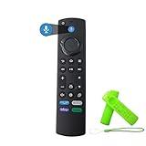 Voice Remote Control for AMZ/Insignia/Toshiba All Fire Series with 4 Shortcuts, Suitable for Fire Stick 2nd Generation, 3rd Generation, and Toshiba Smart TVs