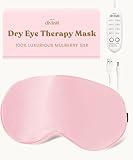 Heated Eye Mask for Dry Eye Relief - Stye Eye Treatment, Sinus Eyemask, Electric Eye Mask for Dry Eyes Moist Heat, Dry Eye Masks with Moist Heat Warming Compress Eye Mask - Warm Compress - DiviniTi