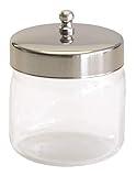 Grafco Glass Sundry Jars with Lids, 6 x 6", Medical Dressing Storage (6 Count)