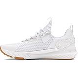 Under Armour Women's Project Rock Blood Sweat Respect 4, (100) White/Distant Gray/Black, 8.5, US