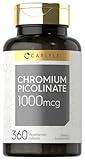 Carlyle Ultra Chromium Picolinate 1000mcg | 360 Tablets | Vegetarian, Non-GMO, Gluten Free