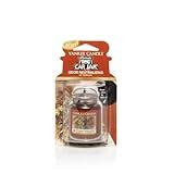 Yankee Candle Autumn Wreath Car Jar Ultimate Air Freshener, Food & Spice Scent