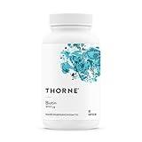 THORNE Biotin 8 - Vitamin B7 (Biotin) for Healthy Hair, Nails, and Skin - 60 Capsules