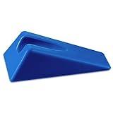 Suzile Mobilization Wedge 7.9 x 4.1 x 2 Inch Triangle Therapy Wedge Non Slip Silicone Wedge Pillow Sturdy Support for Relieve Spinal Pain Rehabilitation Tool(Blue)