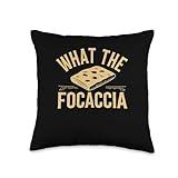 Funny Focaccia Italian Food Flat Bread Baker Italian Lovers Throw Pillow