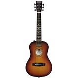 First Act Acoustic Sunburst Guitar, 30 Inch - Brass Acoustic Guitar Strings, Tuning Gear, String Post Covers, Steel-Reinforced Neck, Strap Buttons – Musical Instruments