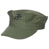 US Marine Corps 8-Point Utility Cap (US, Numeric, 7 1/4, Olive Drab Green)