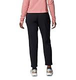 Columbia Womens All Seasons Pull-On Pant, Black, Medium Short