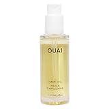 OUAI Hair Oil - Hair Heat Protectant Oil for Frizz Control - Adds Hair Shine and Smooths Split Ends - Color Safe Formula - Paraben, Phthalate and Sulfate Free (1.5 oz)