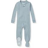 Burt's Bees Baby Unisex Baby Sleeper, Honeysoft Pajamas, One-Piece Zip-up footie PJ, Soft Organic Cotton & Lyocell Blend