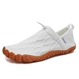 WateLves Barefoot Water Shoes Women Men Minimalist Comfortable Walking Shoes Beach Outdoor Running Sneakers (White,39)