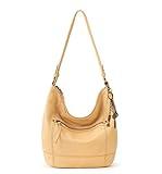 The Sak Sequoia Hobo Bag in Leather, Single Shoulder Strap, Buttercup