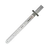 General Tools 300/1 6-Inch Flex Precision Stainless Steel Ruler, Chrome