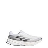 adidas Men's Supernova Rise Sneaker, White/Black/Zero Metallic, 10.5