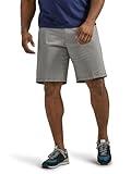 Lee Men's Big & Tall Extreme Motion Flat Front Short, Iron, 52