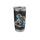 DJ Disc Jockey Music Beats Nightlife Stainless Steel Insulated Tumbler