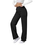 SEMARO High Waisted Casual Pants for Women Business Dress Work Office Stretchy Pants with Pockets Black