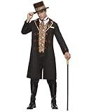 Spirit Halloween Adult Dapper Steampunk Costume - M Multicolored