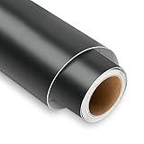 Lya Vinyl Matte Black Permanent Vinyl, 12" x 6 FT Vinyl for Cricut Matte Black Adhesive Vinyl Roll for Cricut, Silhouette, Mug, Cup, Window & Home Decal