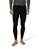 32 Degrees Heat Men's Lightweight Baselayer Legging | 4-Way Stretch | Thermal| Form Fitting, Black, Large