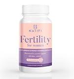 Natifi Conception Fertility Prenatal Vitamins Regulate Cycles, Balance Hormones, Aid Ovulation. Conception Multivitamin for Women. Healthier Pregnancy -60 Capsules- Folic Acid, Myo Inositol, Vitex.