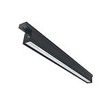 Nora Lighting NTE-LIN2TWB 2 ft. 30, 35 & 40K T-Line Tunable White Linear LED Track Head, Black - 1600 Lumen