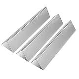 Replacement for Weber Spirit Grill Parts Spirit I & II 200 Series, Spirit E210, S210, E220, S220, 7635 15.3” Stainless Steel Heat Shields Plate Flavor Bars, 3 Pack