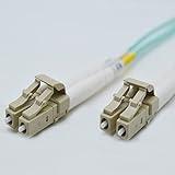FiberCablesDirect LC-LC OM4 Fiber Patch Cable - 10Gb Duplex 50/125µm Multimode Corning Glass | 10M (32.81ft) | Bulk Networking, Data Centers, Telecom, Enterprise Applications