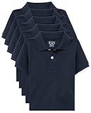 The Children's Place Baby Boys and Toddler Boys Short Sleeve Pique Polo, NAUTICO, 5T