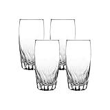 Anchor Hocking Central Park Drinking Glasses (4-Pieces, 16-ounce, dishwasher safe)