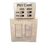 Pet Care, FED | MED, AM | PM, Reminder or Tracker (Adhesives)