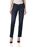 Democracy Women's Ab Solution Straight Leg Jean, Indigo, 14