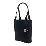 Carhartt Vertical Open Tote, Durable Water-Resistant Tote Bag, Black