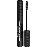 bareMinerals Strength & Length Serum-Infused Black Mascara with Plant-Based Lash Serum, Lengthens, Lifts + Defines Lashes for Healthier Lashes, Vegan