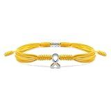 HARACRAFT Yellow Awareness Bracelet for Adenosarcoma, Bone Cancer, Osteosarcoma, Bladder Cancer, Endometriosis, Ewings Sarcoma, Obesity, Sarcoma, Spina Bifida and more, Protection String