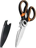 Camfeast Garden Flower Scissors, Multi-functional Pruning Gardening Scissors Floral Shears, Strong Pruner for for Flowers, Fruit,Branches, Potted Landscape