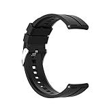 INF Sport Silicone Band Compatible with Garmin/Huawei/Samsung Galaxy Watch/Gauchi COROS 22 mm, Watch Strap for Men and Women, Sporty Silicone Strap