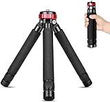 Koolehaoda Mini Tripod Table Stand Desktop Compact Tripod with 1/4" and 3/8" Screw Mount Compatible with DSLR Camera, Monopods, Tripod Head and Gimbal Grip Stabilizer