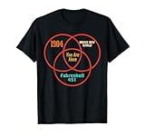 1984 Brave New World You Are Here Fahrenheit 451 apparel T-Shirt