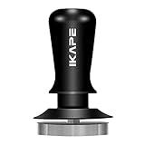 IKAPE 53.3mm Espresso Tamper, Premium Barista Coffee Tamper with Calibrated Spring Loaded, 100% Flat Stainless Steel Base Tamper Fits for Breville Series 54mm Portafilter Basket