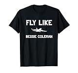 Black History Month Bessie Coleman Gift for Pilot T-Shirt