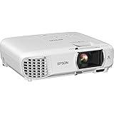 Epson Home Cinema 1080 3-chip 3LCD 1080p Projector, 3400 lumens Color & White Brightness, Streaming/Gaming/Home Theater, Built-in Speaker, Auto Picture Skew, 16,000:1 Contrast, Dual HDMI-White, Medium