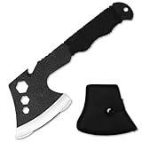 WSHUZEMN Multifunctional Camping Tool - Small Hand Axe for Firewood, Mountain Axe with Tied Rope
