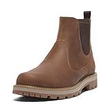 Timberland Men's Britton Road Mid Chelsea Boot, Rust Full Grain, 12 Medium