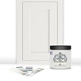 ALL-IN-ONE Paint, Durable cabinet and furniture paint. Built in primer and top coat, no sanding needed. Includes our 30 featured color card - Bone, 8oz Sample