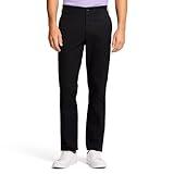 IZOD Men's Saltwater Stretch Flat-Front Chino Pants, Cadet Navy Strt, 34W x 30L