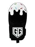 Youth Baseball/Softball Sliding Mitt - Ice Cream Frosted Drip with Sprinkles (White)